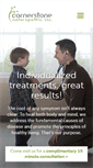 Mobile Screenshot of cornerstonenaturopathic.ca