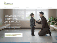 Tablet Screenshot of cornerstonenaturopathic.ca